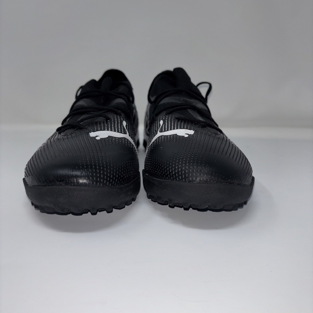 Puma Future 7 Match TT Soccer Turf Futsol Black White 107720-02 Mens Size 9.5 - Picture 4 of 11